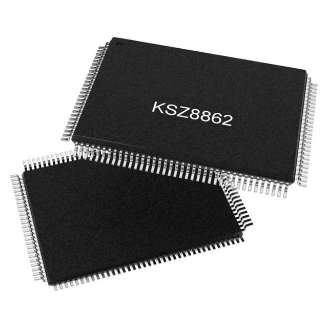 供應，回收【Microchip】KSZ8862-32MQL 雙端口以太網(wǎng)交換機，帶光纖支持