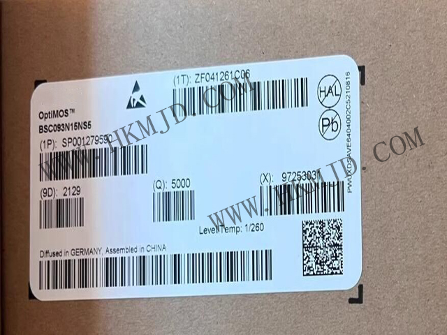 英飛凌BSC093N15NS5 OptiMOS?5 150V功率MOSFET，超低導(dǎo)通電阻9.3mΩ