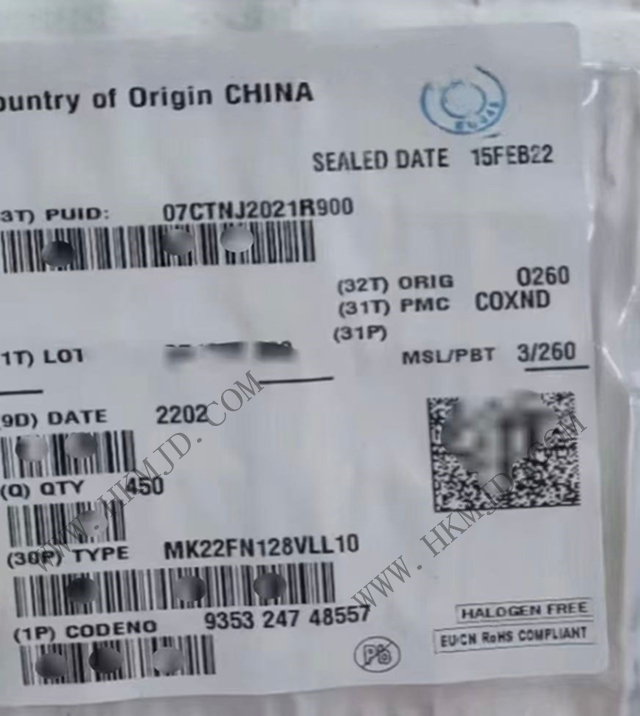 現(xiàn)貨熱銷(xiāo) NXP Arm 微控制器 MK22FN128VLL10 一款32位ARM Cortex-M4微控制器