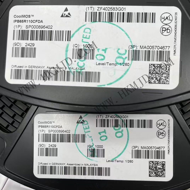 現(xiàn)貨供應(yīng) IPB65R110CFDA —— Infineon 650 V 汽車(chē)級(jí) N 溝道 CoolMOS? CFDA MOSFET