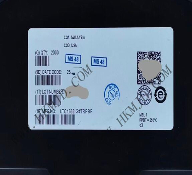 [出售] LTC1668IG (ADI) 16位，50Msps 差分電流輸出數(shù)模轉(zhuǎn)換器