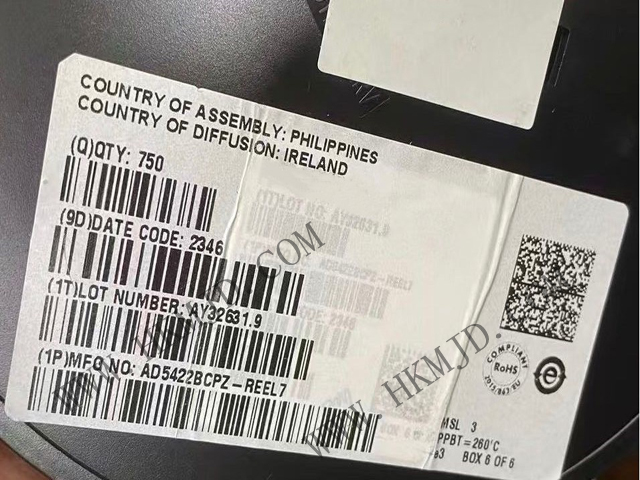 ADI AD5422BCPZ 單通道16位精密集成DAC，支持HART網(wǎng)絡(luò)連接