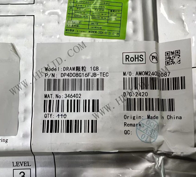 現(xiàn)貨供應(yīng)時(shí)創(chuàng)意 DP4D08G16FJB-TEC 8Gbit DDR4 SDRAM 存儲(chǔ)器IC