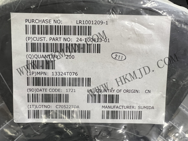 Sumida 13324-T076反激式變壓器：4-36V寬壓輸入，1500Vrms高隔離，明佳達(dá)原裝供應(yīng)