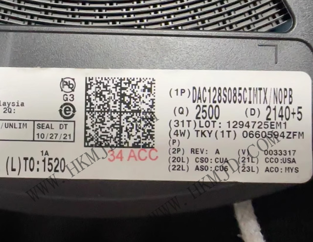 明佳達(dá)電子供應(yīng)【TI】DAC128S085CIMTX——具有軌到軌輸出的12位數(shù)模轉(zhuǎn)換器