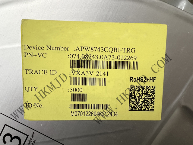 臺灣茂達(dá)/ANPEC APW8743CQBI-TRG:用于Intel TGL VNN和V1P05A的高壓雙通道開關(guān)轉(zhuǎn)換器